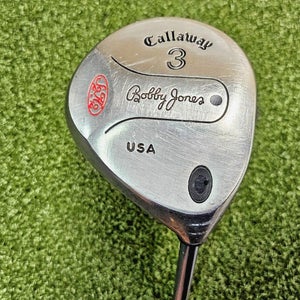 Callaway S2H2 Bobby Jones 3 Wood RH Regular Graphite ~43.5"  / NEW GRIP / jd6586