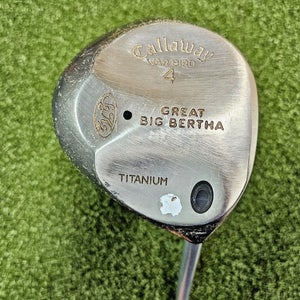 Callaway Great Big Bertha War Bird 4 Wood RH Reg Graph ~43.5" / NEW GRIP /jd6587