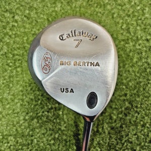 Callaway Big Bertha S2H2 7 Wood RH / Ladies Graphite ~41.75" / NEW GRIP / jd6590