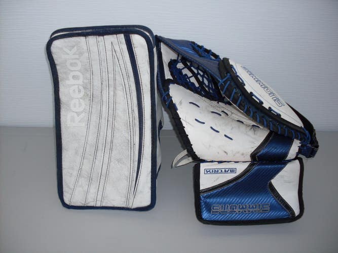Used Senior Regular Glove and Blocker
