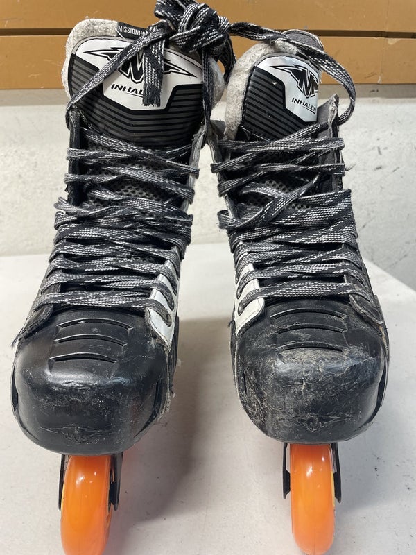 Used Mission Inhaler Ds6 Senior 8 Roller Hockey Skates