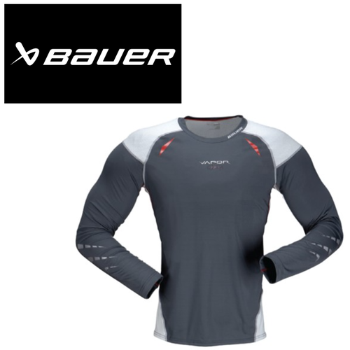Bauer Vapor Premium Long Sleeve Grip Crew - Large