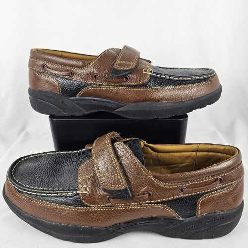 Mens Dr. Comfort Mike Boat Shoes Loafers Sz 15 W Wide Orthopedic Comfort Shoes