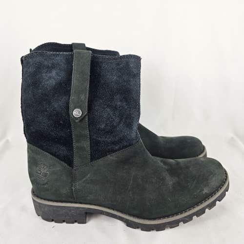 Timberland Earthkeepers Blue Gray Suede Hiking Casual Boots Womens Size 7M
