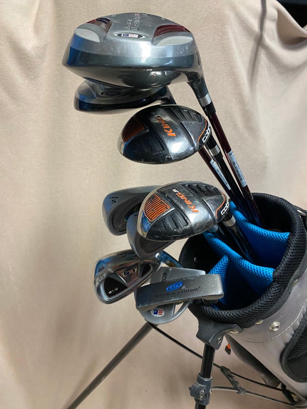 Junior Used US Kids Golf Right Handed US Kids Golf Clubs (Full Set) Uniflex 10 Pieces