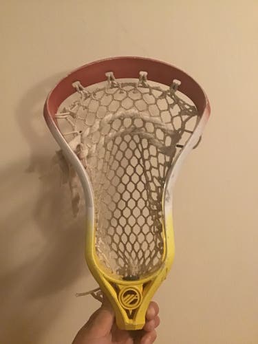 Maverick Charger Dyed Used Lacrosse Head Professionally Strung With ECD Hero 3.0 Mesh