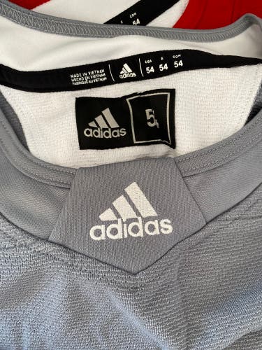 Gray Adidas Practice Jersey/Sock Set