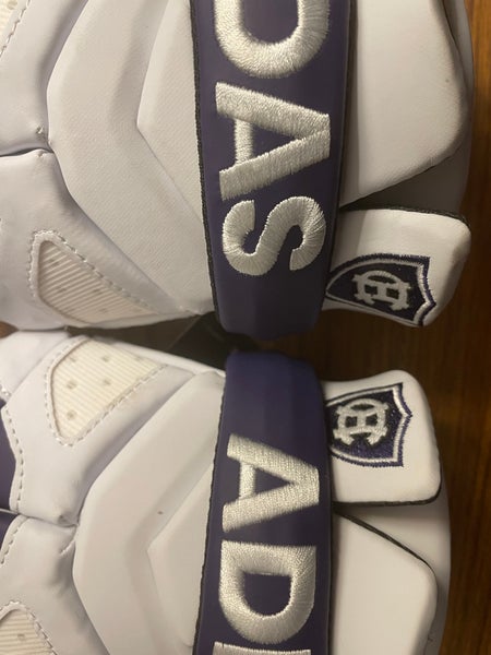 Custom Holy Cross Adidas Lacrosse Gloves