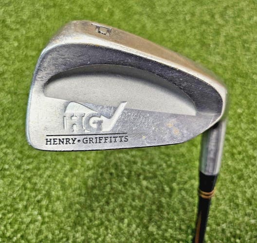 Henry Griffitts Pitching Wedge / RH / Stiff Graphite ~37.25" / NEW GRIP / jd4592