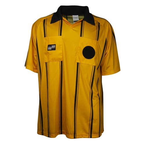 Official Sports International Mens USSF Economy XL Yellow Referee Soccer Jersey