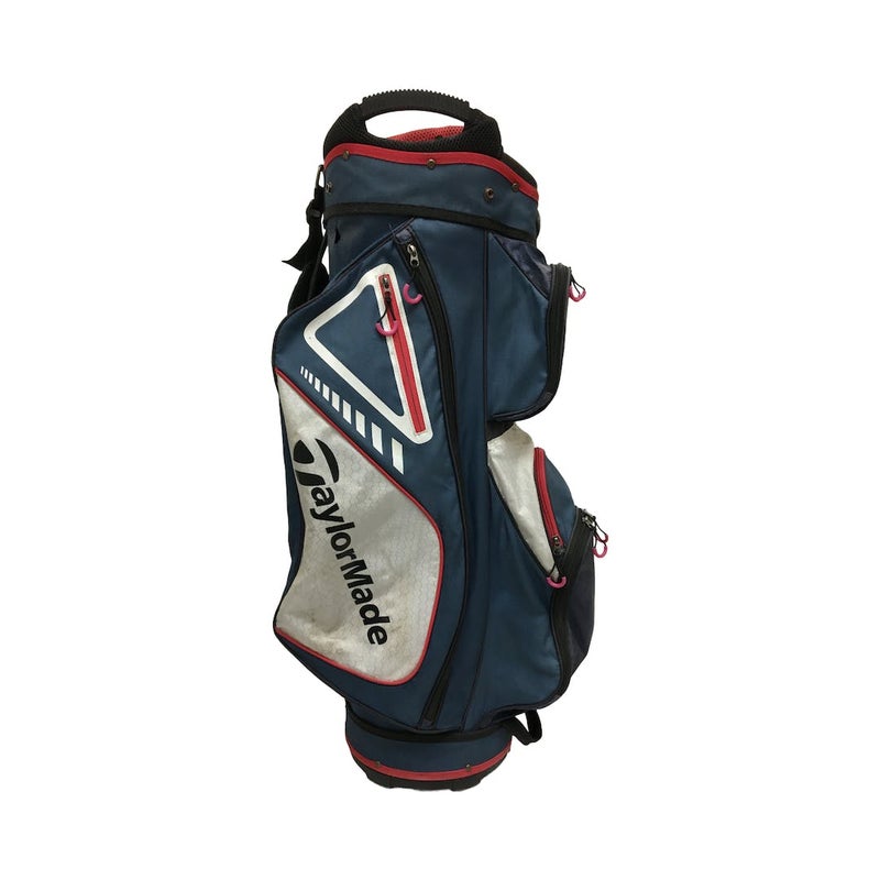 Used Taylormade Red White Blue Cart Bag Golf Cart Bags