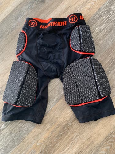 Used Warrior Burn Lacrosse Goalie Protective Shorts