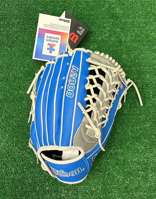 Wilson A2000 PF92 12.25" Autism Awareness Pedroia Fit Utility Baseball Glove
