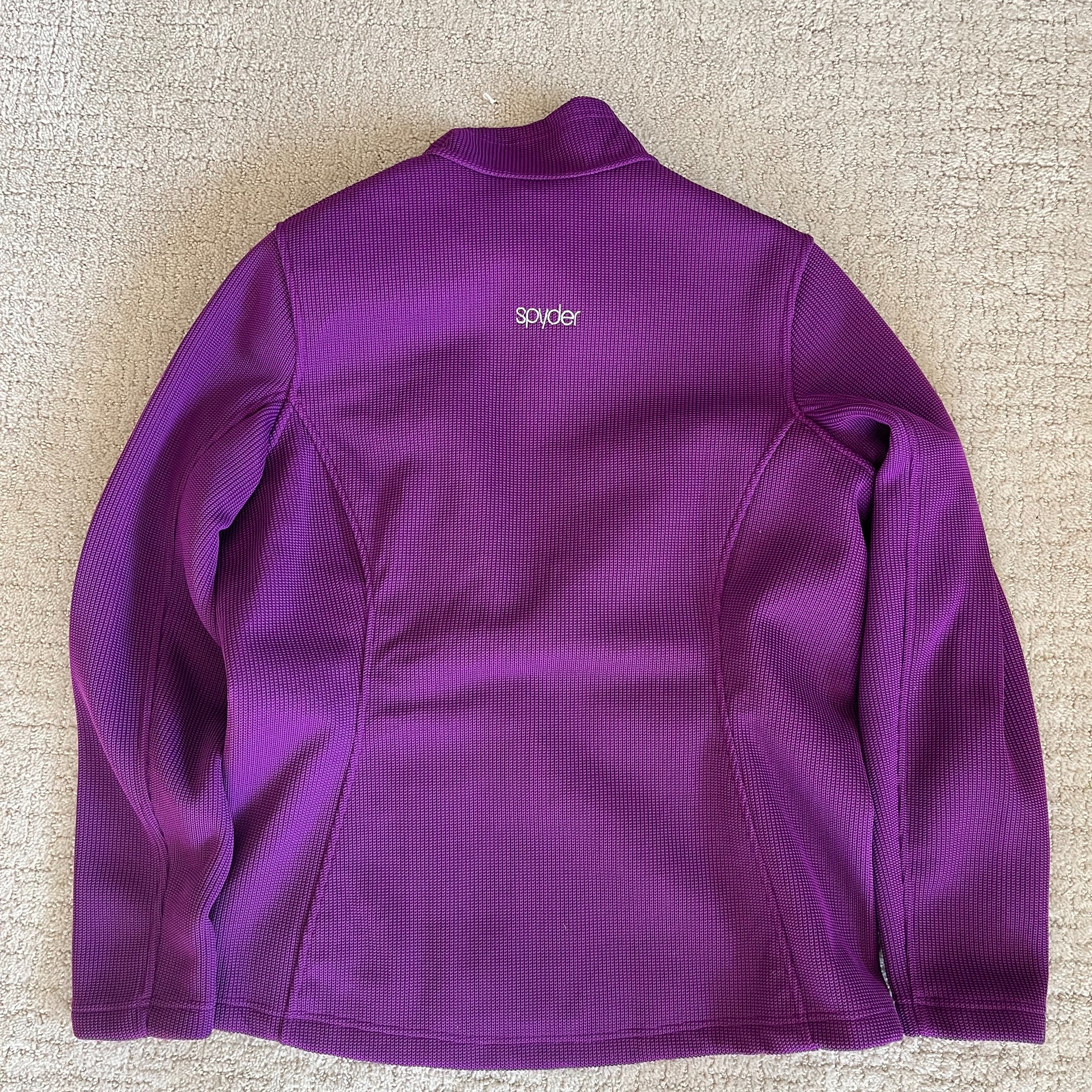Spyder Women’s Pink Full-Zip Activewear Sweater Size L