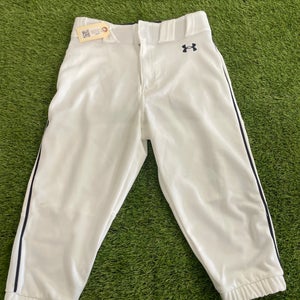 White Youth Men's Used Small Under Armour Game Pants