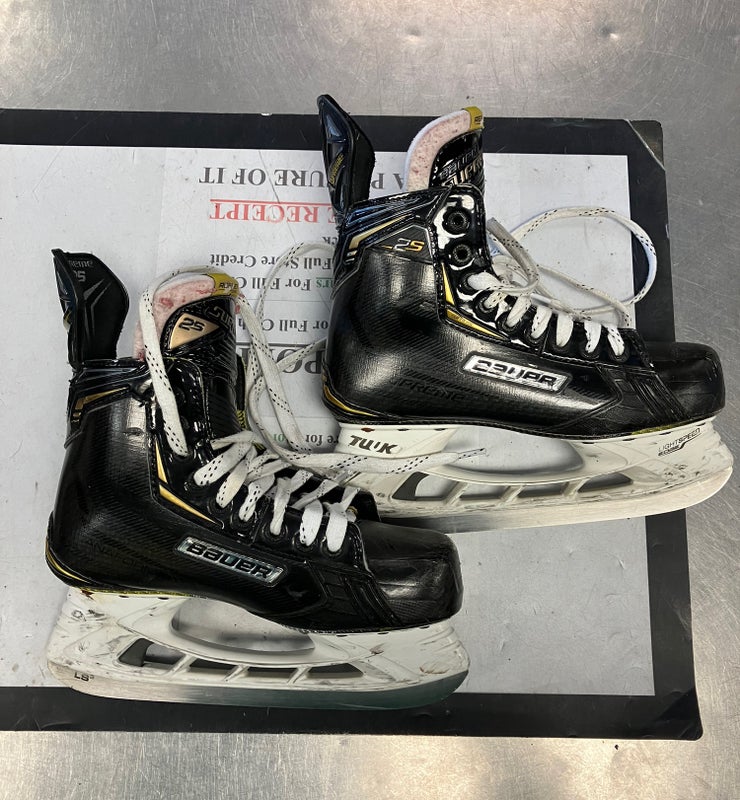 Used Bauer Regular Width Size 7 Supreme 2S Pro Hockey Skates SidelineSwap