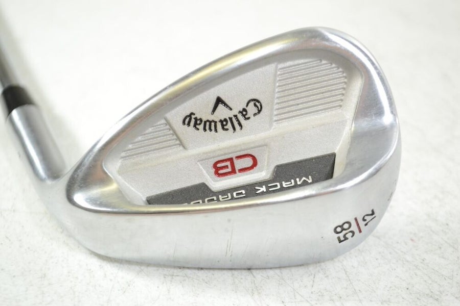 Callaway Mack Daddy CB 58-12 Wedge Right Wedge Flex Steel # 164527