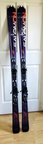 Used Unisex Salomon 165 cm LX730 Skis With Bindings