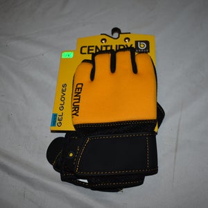 NEW - Century Brave Gel Training Gloves, Yellow/Black, S/M