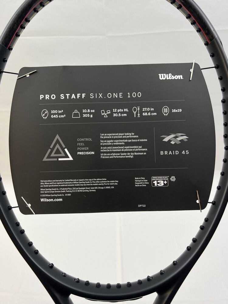 NEW Wilson Pro Staff Six One 100 V13, 4 1/2 | SidelineSwap