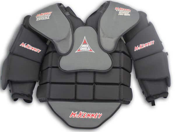 McKenney Extreme 9500 lacrosse goalie chest protector Large box indoor new cat 3