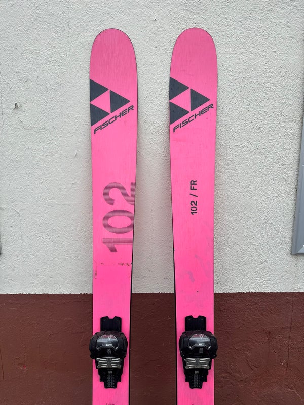 Used Fischer Ranger 102 FR All Mountain With Demo Bindings Max Din 14 Skis