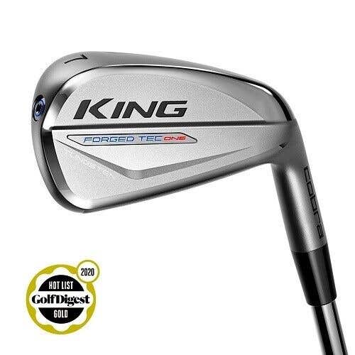 Cobra Golf King Forged Tec ONE SINGLE Length Iron Set - #5-GW - KBS $ - REGULAR