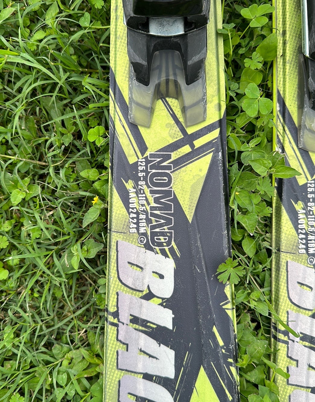 Used Atomic Nomad Blackeye Ti 174 CM Skis W/ Atomic XTO 12