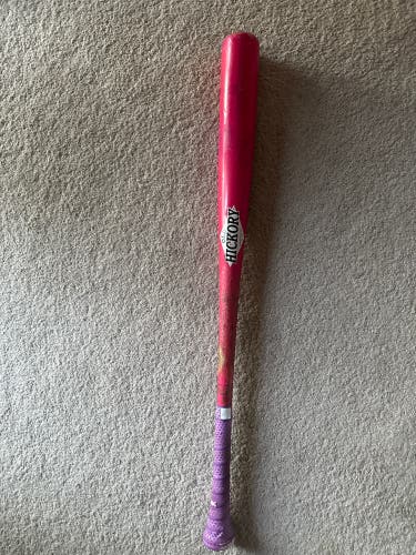 PINK 33” -3 old hickory bat! READ DESCRIPTION!