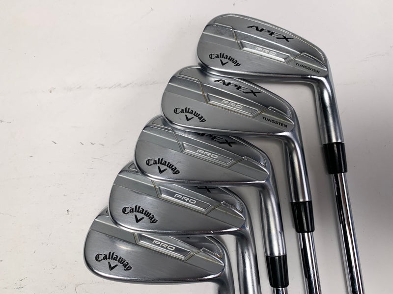 Callaway Apex Pro 21 Iron Set 6-PW True Temper Elevate ETS VSS Pro 115g Stiff RH