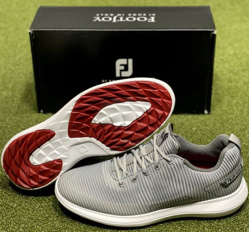 FootJoy FJ Flex XP Spikeless Golf Shoes 56251 Grey 8.5 Medium (D) New #83379