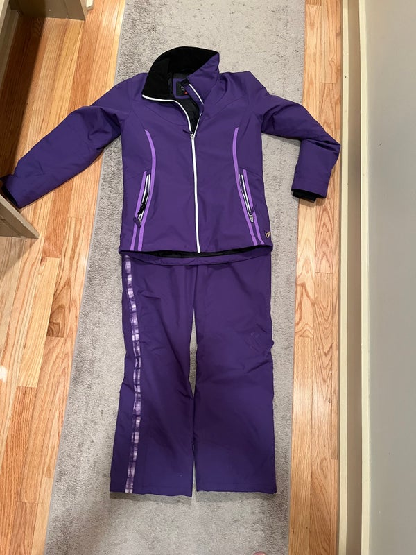 Karbon girls 10 purple ski outfit