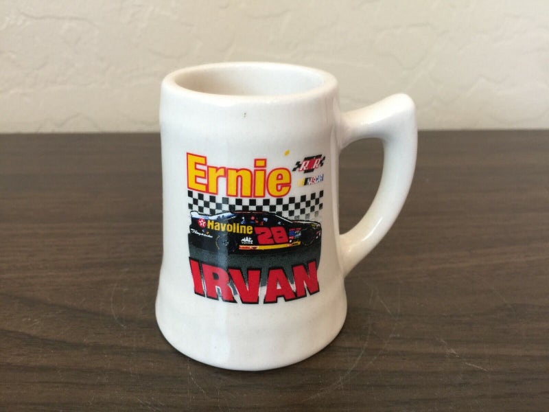 Nascar Ernie Irvan #28 SUPER VINTAGE 1997 Collectible Racing MINI Stein Mug!