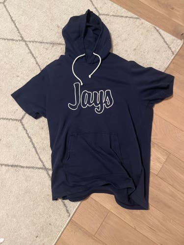 Johns Hopkins Mens Lacrosse Short Sleeve Hoodie