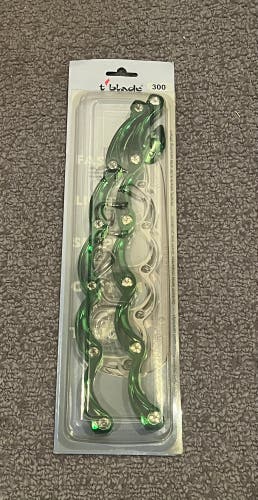 New T-Blade Metallic Green Stabilizer With Screws Size 300mm