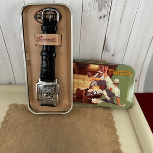 Vintage Limited Edition Baseball Watch Fossil Quartz