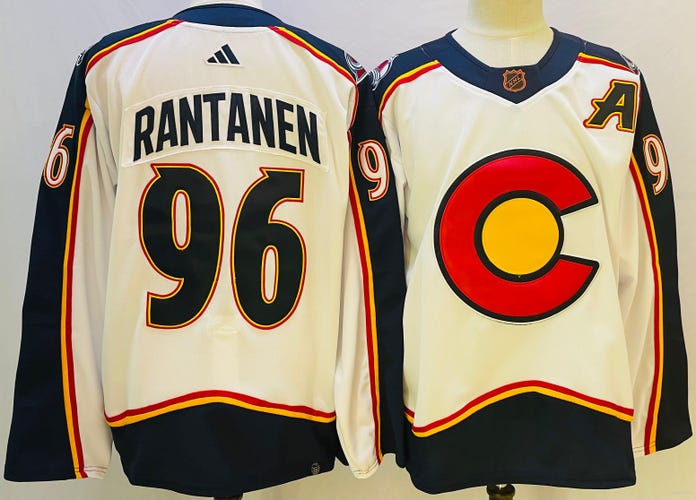 Mikko Rantanen Colorado Avalanche hockey Jersey size 54 Throwback
