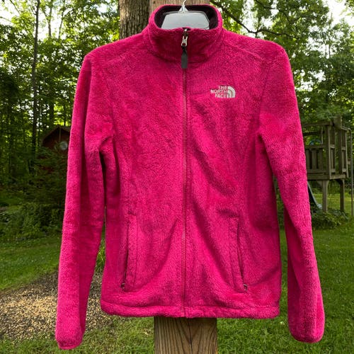 Vintage The North Face Extra  Small Fleece Hot Pink Jacket / Coat