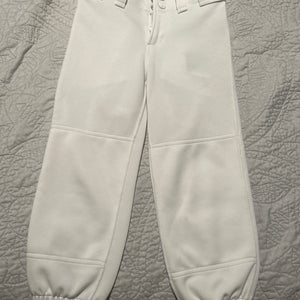 White Girls Small Mizuno Game Pants