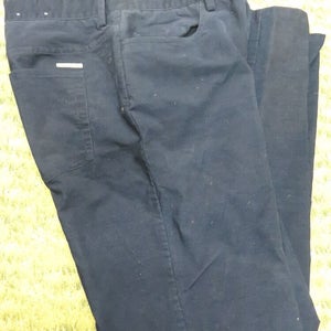 NEW * Ashworth Blue Thin Corduroy Golf Pants Size 32x32