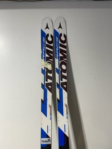 Used 2012 Atomic 201 cm Racing Race SG Skis With Bindings Max Din 18