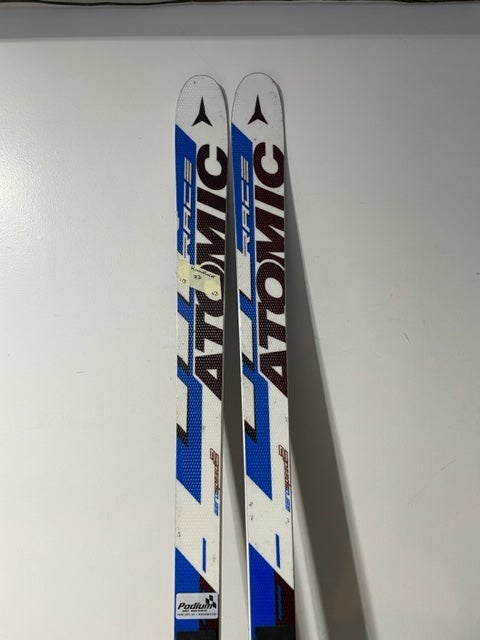 Used 2012 Atomic 201 cm Racing Race SG Skis With Bindings Max Din 18