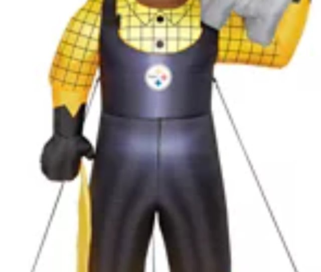 Pittsburgh Steelers 7' Inflatable NFL Mascot Black/Gold - New/Sealed