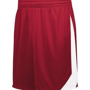 High 5 Youth Unisex Albion Scarlett Red White Soccer Shorts Athletic 25381 New
