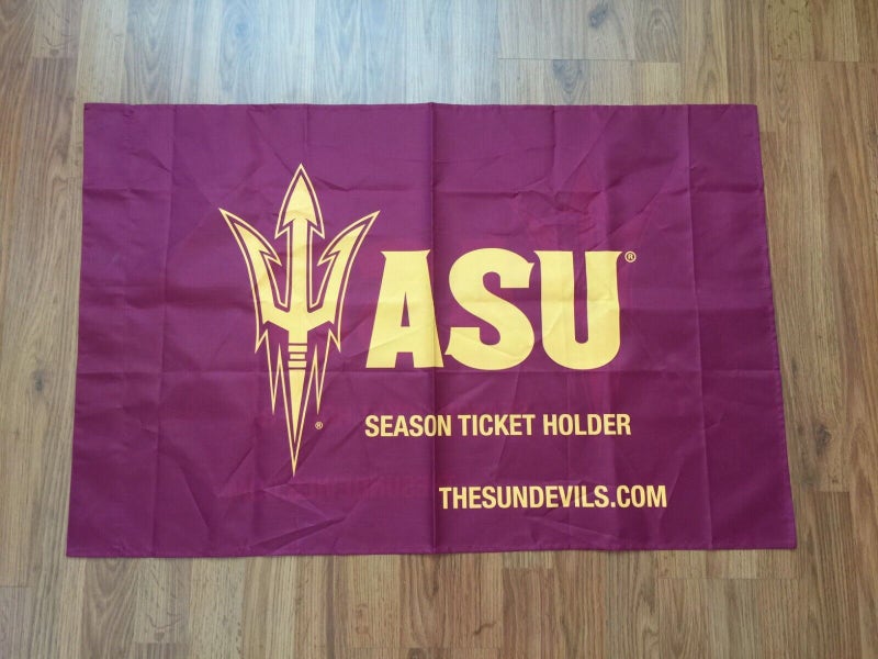 ASU Sun Devils NCAA ARIZONA STATE UNIVERSITY 2' X 3' Fan Cave Banner Flag!