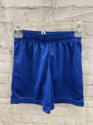 High 5 Youth Unisex Size Small Royal Blue Soccer Athletic Drawstring Shorts New