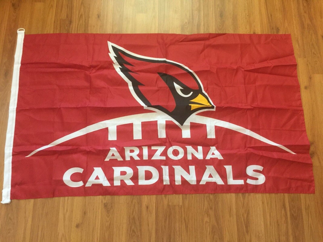 Arizona Cardinals NFL FOOTBALL SUPER AWESOME Large Fan Cave 3' X 5' Banner Flag!