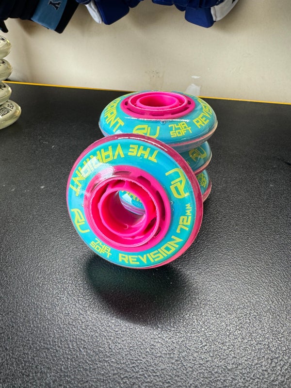 Revision Variant Plus Indoor Wheels 72MM (4 Pack) NEW COLOR PINK