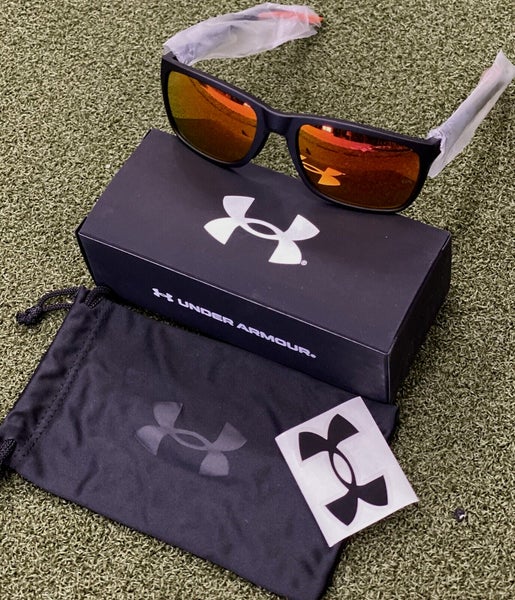 New UA Hustle Matte Black Sunglasses