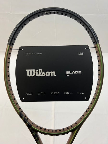 NEW Wilson Blade 100 V8 Rare Europe Model, 4 3/8 | SidelineSwap